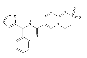 N-[2-furyl(phenyl)methyl]-2,2-diketo-3,4-dihydropyrido[2,1-c][1,2,4]thiadiazine-7-carboxamide