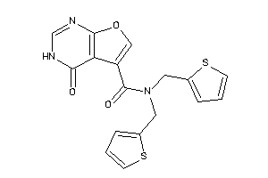 4-keto-N,N-bis(2-thenyl)-3H-furo[2,3-d]pyrimidine-5-carboxamide