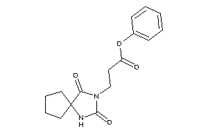 3-(2,4-diketo-1,3-diazaspiro[4.4]nonan-3-yl)propionic Acid Phenyl Ester