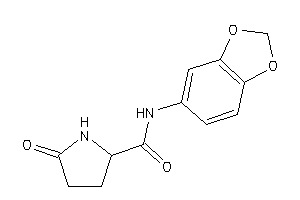 N-(1,3-benzodioxol-5-yl)-5-keto-pyrrolidine-2-carboxamide