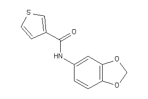 N-(1,3-benzodioxol-5-yl)thiophene-3-carboxamide