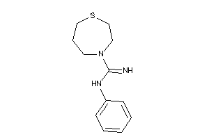 N-phenyl-1,4-thiazepane-4-carboxamidine