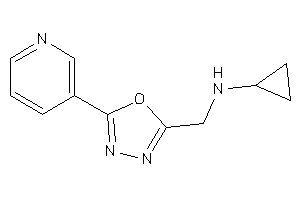 Cyclopropyl-[[5-(3-pyridyl)-1,3,4-oxadiazol-2-yl]methyl]amine