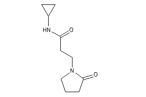 N-cyclopropyl-3-(2-ketopyrrolidino)propionamide