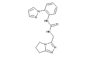 1-(6,7-dihydro-5H-pyrrolo[2,1-c][1,2,4]triazol-3-ylmethyl)-3-(2-pyrazol-1-ylphenyl)urea