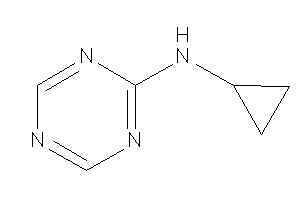 Cyclopropyl(s-triazin-2-yl)amine