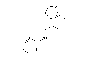 1,3-benzodioxol-4-ylmethyl(s-triazin-2-yl)amine