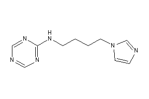 4-imidazol-1-ylbutyl(s-triazin-2-yl)amine