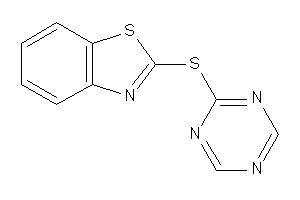 2-(s-triazin-2-ylthio)-1,3-benzothiazole