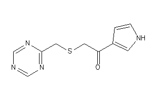1-(1H-pyrrol-3-yl)-2-(s-triazin-2-ylmethylthio)ethanone