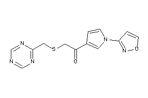 1-(1-isoxazol-3-ylpyrrol-3-yl)-2-(s-triazin-2-ylmethylthio)ethanone