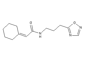Image of 2-cyclohexylidene-N-[3-(1,2,4-oxadiazol-5-yl)propyl]acetamide