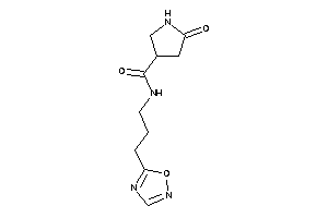 5-keto-N-[3-(1,2,4-oxadiazol-5-yl)propyl]pyrrolidine-3-carboxamide