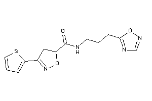 N-[3-(1,2,4-oxadiazol-5-yl)propyl]-3-(2-thienyl)-2-isoxazoline-5-carboxamide