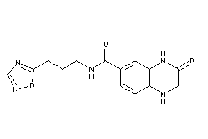 3-keto-N-[3-(1,2,4-oxadiazol-5-yl)propyl]-2,4-dihydro-1H-quinoxaline-6-carboxamide