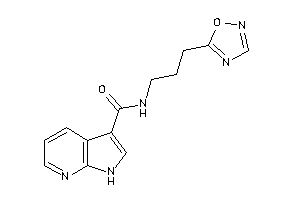 N-[3-(1,2,4-oxadiazol-5-yl)propyl]-1H-pyrrolo[2,3-b]pyridine-3-carboxamide