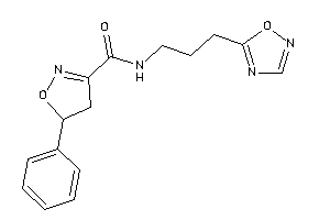 N-[3-(1,2,4-oxadiazol-5-yl)propyl]-5-phenyl-2-isoxazoline-3-carboxamide