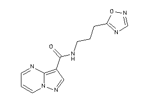 N-[3-(1,2,4-oxadiazol-5-yl)propyl]pyrazolo[1,5-a]pyrimidine-3-carboxamide