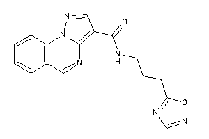 N-[3-(1,2,4-oxadiazol-5-yl)propyl]pyrazolo[1,5-a]quinazoline-3-carboxamide