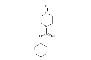 Image of N-cyclohexyl-1-keto-1,4-thiazinane-4-carboxamidine