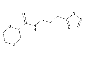 N-[3-(1,2,4-oxadiazol-5-yl)propyl]-1,4-dioxane-2-carboxamide