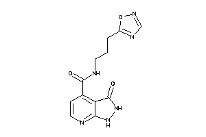 3-keto-N-[3-(1,2,4-oxadiazol-5-yl)propyl]-1,2-dihydropyrazolo[3,4-b]pyridine-4-carboxamide