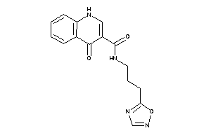 4-keto-N-[3-(1,2,4-oxadiazol-5-yl)propyl]-1H-quinoline-3-carboxamide