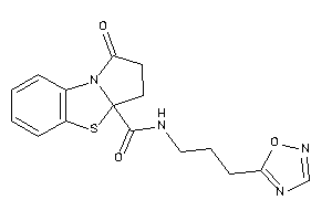 1-keto-N-[3-(1,2,4-oxadiazol-5-yl)propyl]-2,3-dihydropyrrolo[2,1-b][1,3]benzothiazole-3a-carboxamide