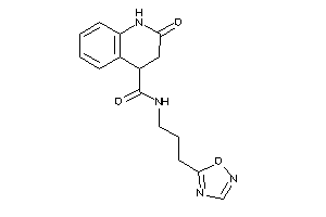 2-keto-N-[3-(1,2,4-oxadiazol-5-yl)propyl]-3,4-dihydro-1H-quinoline-4-carboxamide