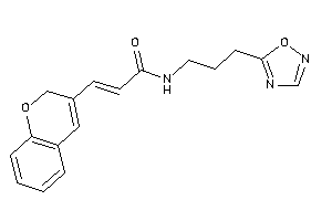 3-(2H-chromen-3-yl)-N-[3-(1,2,4-oxadiazol-5-yl)propyl]acrylamide