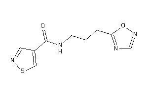 N-[3-(1,2,4-oxadiazol-5-yl)propyl]isothiazole-4-carboxamide