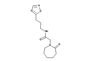 2-(2-ketoazepan-1-yl)-N-[3-(1,2,4-oxadiazol-5-yl)propyl]acetamide