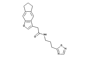 2-(6,7-dihydro-5H-cyclopenta[f]benzofuran-3-yl)-N-[3-(1,2,4-oxadiazol-5-yl)propyl]acetamide