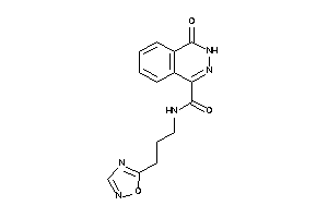 4-keto-N-[3-(1,2,4-oxadiazol-5-yl)propyl]-3H-phthalazine-1-carboxamide