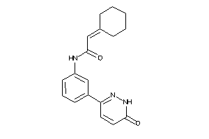 2-cyclohexylidene-N-[3-(6-keto-1H-pyridazin-3-yl)phenyl]acetamide