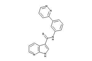 N-(3-pyridazin-3-ylphenyl)-1H-pyrrolo[2,3-b]pyridine-3-carboxamide