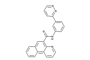 N-(3-pyridazin-3-ylphenyl)benzo[f]quinoline-5-carboxamide