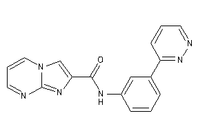 N-(3-pyridazin-3-ylphenyl)imidazo[1,2-a]pyrimidine-2-carboxamide