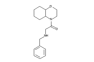 1-(2,3,4a,5,6,7,8,8a-octahydrobenzo[b][1,4]oxazin-4-yl)-2-(benzylamino)ethanone