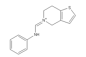 6,7-dihydro-4H-thieno[3,2-c]pyridin-5-ium-5-ylidenemethyl(phenyl)amine