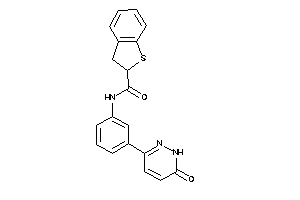 N-[3-(6-keto-1H-pyridazin-3-yl)phenyl]-2,3-dihydrobenzothiophene-2-carboxamide