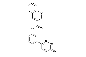 N-[3-(6-keto-1H-pyridazin-3-yl)phenyl]-2H-chromene-3-carboxamide