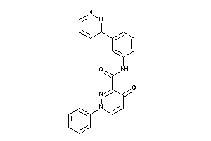 4-keto-1-phenyl-N-(3-pyridazin-3-ylphenyl)pyridazine-3-carboxamide