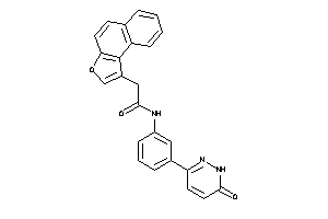 2-benzo[e]benzofuran-1-yl-N-[3-(6-keto-1H-pyridazin-3-yl)phenyl]acetamide