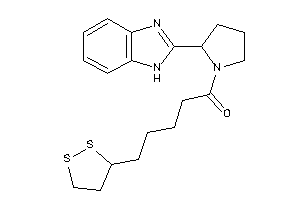 1-[2-(1H-benzimidazol-2-yl)pyrrolidino]-5-(dithiolan-3-yl)pentan-1-one