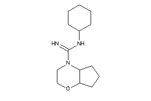 N-cyclohexyl-3,4a,5,6,7,7a-hexahydro-2H-cyclopenta[b][1,4]oxazine-4-carboxamidine