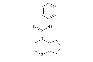 N-phenyl-3,4a,5,6,7,7a-hexahydro-2H-cyclopenta[b][1,4]oxazine-4-carboxamidine