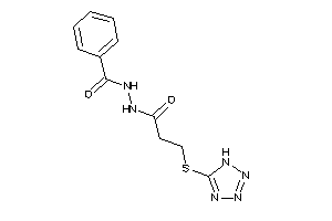 N'-[3-(1H-tetrazol-5-ylthio)propanoyl]benzohydrazide