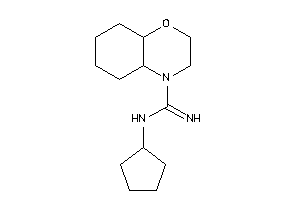 N-cyclopentyl-2,3,4a,5,6,7,8,8a-octahydrobenzo[b][1,4]oxazine-4-carboxamidine