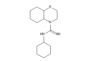 N-cyclohexyl-2,3,4a,5,6,7,8,8a-octahydrobenzo[b][1,4]oxazine-4-carboxamidine